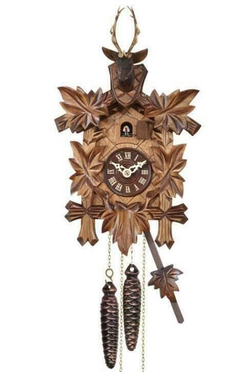 Nieuwe koekoeksklok van hout,Duitse kwaliteit+24mnd garantie, Huis en Inrichting, Woonaccessoires | Klokken, Analoog, Wandklok