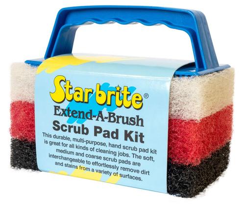 Starbrite Scrub Pad Kit Groot, Watersport en Boten, Bootonderdelen, Nieuw, Zeilboot of Motorboot, Ophalen of Verzenden
