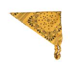 Haarband Bandana - Paisley Patroon - Zwart Geel, Nieuw