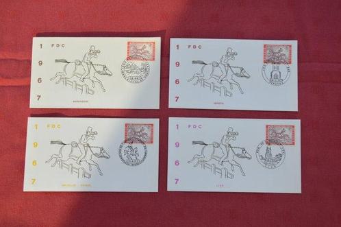 België 1960/1967 - Verzameling van 153 FDC -- 1960 / 1967, Postzegels en Munten, Postzegels | Europa | België