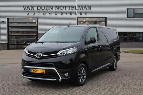 Toyota ProAce Worker 2.0 D-4D Professional Long DC, Auto's, Bestelauto's, Onderhoudsboekje, Lease, Zwart, Handgeschakeld, Overige kleuren