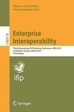 Enterprise Interoperability : Third Internation. Sinderen,, Van Sinderen, Marten, Zo goed als nieuw, Verzenden