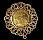 Engeland. Victoria. Sovereign 1896- With a gold pendant