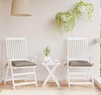 2dekans | VidaXL Set van 2 Tuinstoelkussens - 40 x 40 x 7 cm, Tuin en Terras, Ophalen of Verzenden, Zo goed als nieuw