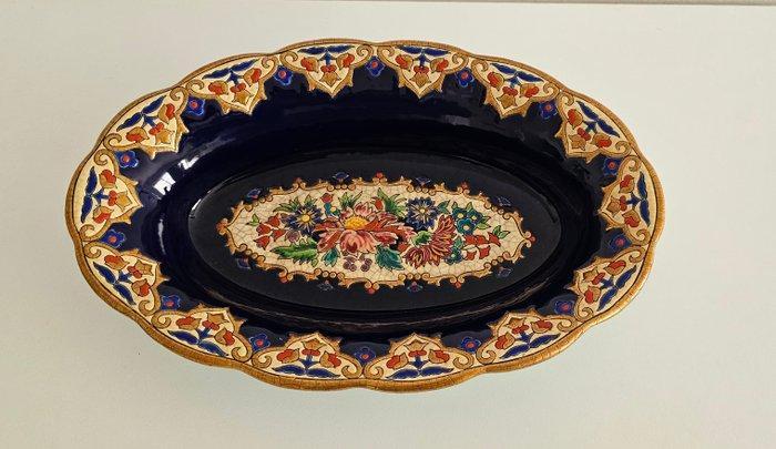 Longwy - Maurice Paul Chevallier - Schaal - Renaissance -, Antiek en Kunst, Antiek | Glas en Kristal