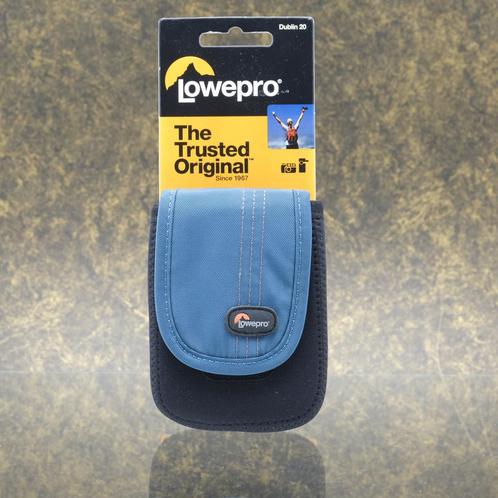 Lowepro Dublin 20 blauw - opruiming, Audio, Tv en Foto, Fotografie | Fototassen, Heuptas, Nieuw, Lowepro, Ophalen of Verzenden