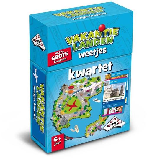 Vakantielanden Weetjes Kwartet | Identity Games - Educatieve, Kinderen en Baby's, Speelgoed | Educatief en Creatief, Nieuw, Verzenden