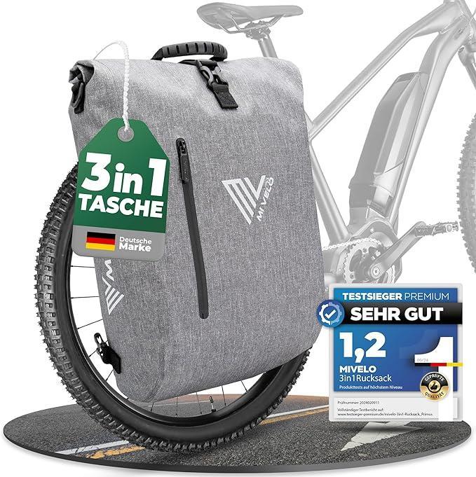 Tweedekans | MIVELO Fietstas – 3-in-1 Rugzak & Schoudertas –, Sieraden, Tassen en Uiterlijk, Tassen | Rugtassen, Zo goed als nieuw
