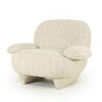 Fauteuil Eleonora JAYDEN Beige *NIEUW*, Nieuw, 75 tot 100 cm, Ophalen of Verzenden, Organisch Modern