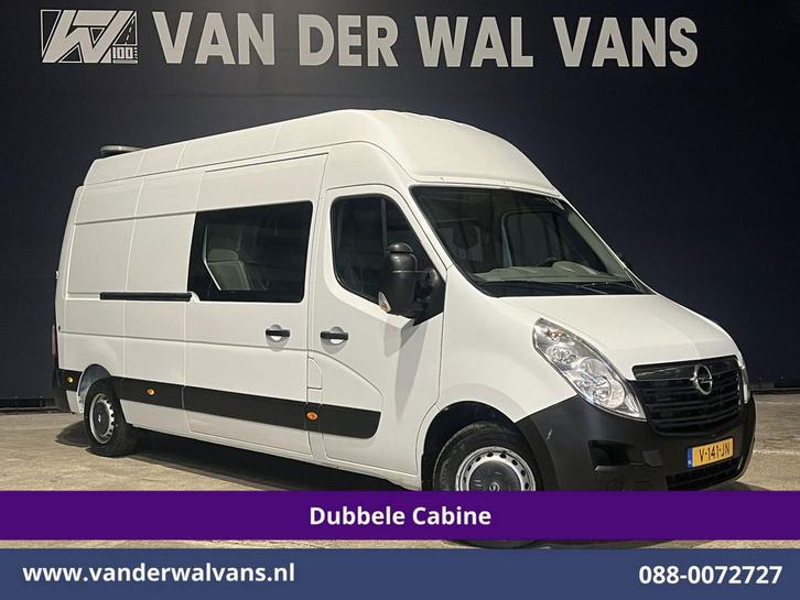 Opel Movano | 2.3 CDTI 146pk L3H3 Dubbele Cabine Inrichting, Auto's, Bestelauto's, Dealer onderhouden, Lease, Handgeschakeld, Diesel