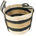 Fairtrade mand 35cm met handgrepen van Hogla en jute - H..., Huis en Inrichting, Woonaccessoires | Schalen en Manden, Nieuw