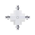 Luxar Inbouw 3 Fase X-Vorm Connector Wit, Huis en Inrichting, Lampen | Plafondlampen, Verzenden, Nieuw