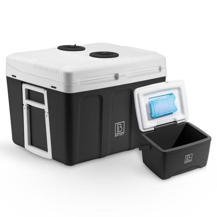 Brisby 40 Liter Elektrische Koelbox, Frigobox met 8L Koelbox, Caravans en Kamperen, Koelboxen, Koelbox, Nieuw, Elektrisch, Ophalen of Verzenden