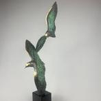 J. Zak (XX-XXI) - 2 BIRDS- Large, bronze., Antiek en Kunst, Kunst | Designobjecten