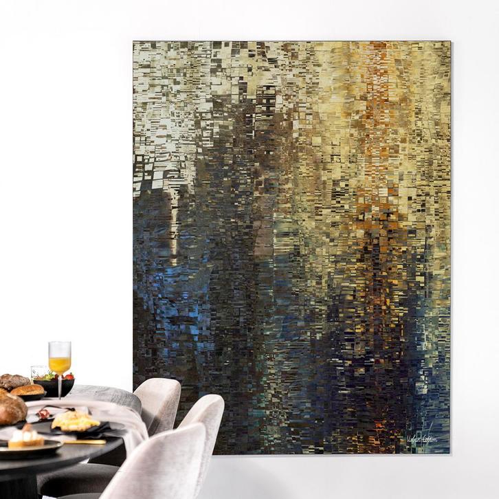 *WOONWINKEL* Urban Cotton Drops Wandkleed In Frame L 145x190, Huis en Inrichting, Woonaccessoires | Overige, Nieuw, Verzenden
