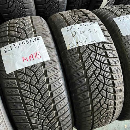 2 x Dunlop Winter Sport 5 215-55-17 Winterbanden 7,5mm, Auto-onderdelen, Banden en Velgen, 17 inch, Winterbanden, 215 mm, Personenwagen