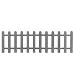 HKC Tuinhek voortuinhek 60x200 cm grijs, Tuin en Terras, Verzenden, Nieuw