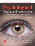 9781265799731 Psychological Testing and Assessment ISE, Boeken, Psychologie, Verzenden, Nieuw, Ronald Jay Cohen