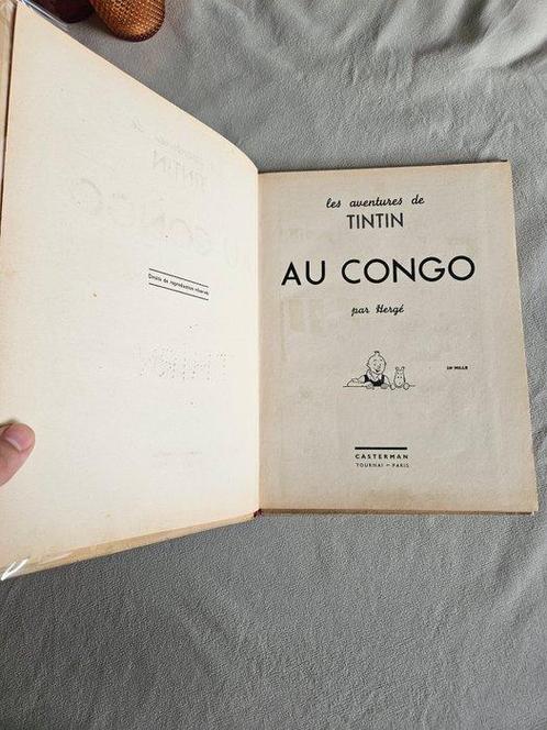 Tintin T2 - Tintin au Congo - N&B - A14 - 1 Album - Herdruk, Boeken, Stripboeken