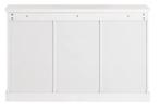 Dressoir 120 cm met Glazen Deuren & Lades – Wit MDF, Huis en Inrichting, Keuken | Keukenelementen, Verzenden, Nieuw