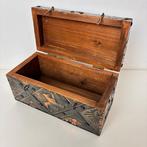 Doos - Tsjechisch kistje - Hout, Koper, Antiek en Kunst, Curiosa en Brocante
