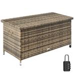 Wicker opbergbox Kiruna met kunststof gaas, 120x55x61,5cm, 2, Verzenden, Nieuw