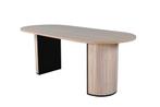 Eettafel - Rika - 200x90 cm - Whitewash - Jörn, Verzenden, Nieuw