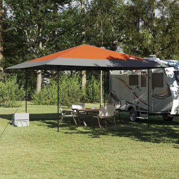 vidaXL Pop-up Luifel Tent Oranje 400 x 400 cm Stof beschikbaar voor biedingen
