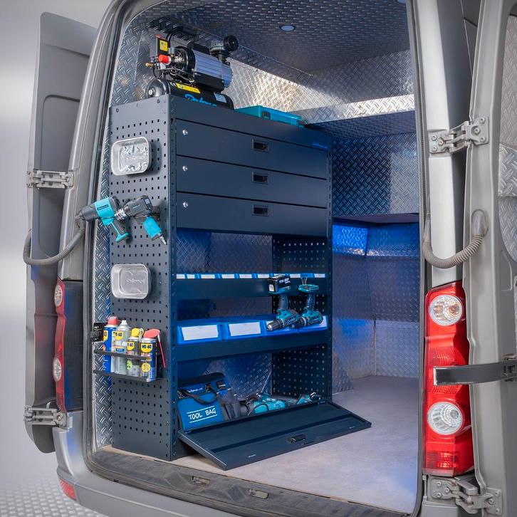 Datona Bedrijfswageninrichting - Ladekast met 3 afsluitbare, Doe-het-zelf en Verbouw, Overige Doe-het-zelf en Verbouw, Nieuw, Ophalen of Verzenden