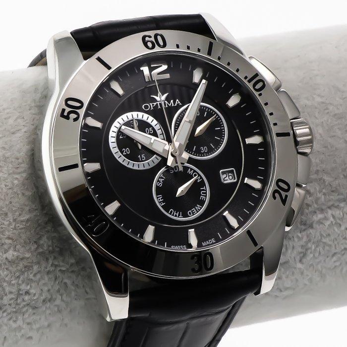 Optima - Swiss Chronograph - OSC339-SL-3 - Zonder, Sieraden, Tassen en Uiterlijk, Horloges | Heren