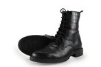 Linea Zeta Veterboots in maat 40 Zwart, Kleding | Dames, Verzenden, Zwart, Overige typen, Zo goed als nieuw