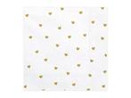 Witte Servetten Gouden Hartjes 33cm 20st, Verzenden, Nieuw