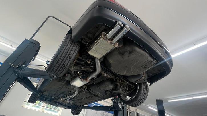 FOX Audi S2 B4 achterdemper 76mm, voordemper en Y-aansluitle, Auto-onderdelen, Uitlaatsystemen, Nieuw, Verzenden