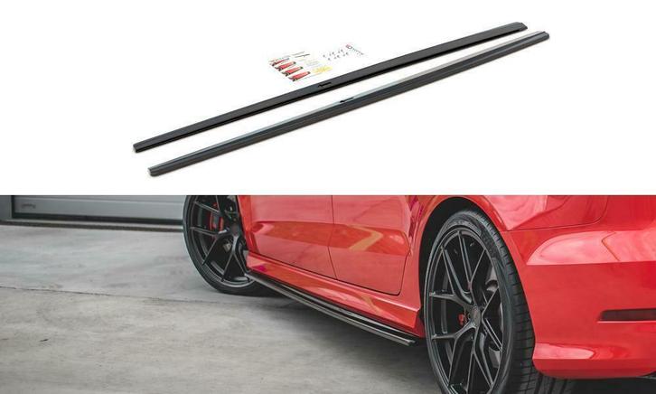 Side skirts Diffuser voor Audi S3 8V / A3 8V S line Sedan, Auto-onderdelen, Carrosserie en Plaatwerk, Links, Rechts, Nieuw, Audi