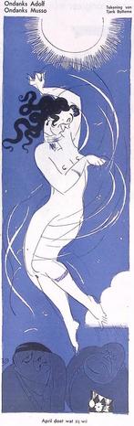 April doet wat zij wil op spotprent (lijst optie, Lithos), Verzenden