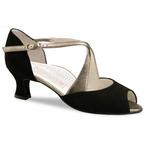 Dames Dansschoenen - Zwart Suede - Comfortabel Voetbed - Voo, Verzenden, Nieuw