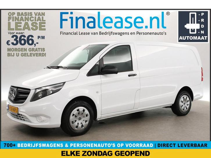 Mercedes-Benz Vito 114 CDI Lang AUT Clima Adaptive Cruise, Auto's, Bestelauto's, Lease, Automaat, Diesel, Wit, Mercedes-Benz, Verzenden