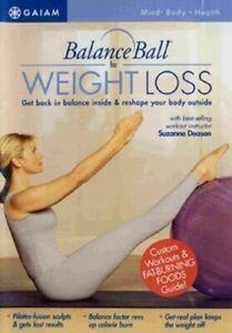 Gaiam Balance Ball for Weight Loss DVD (2005) Suzanne Deason, Cd's en Dvd's, Dvd's | Overige Dvd's, Zo goed als nieuw, Verzenden