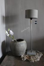 Cilinder lampenkap Luk taupe 20 x 12 cm, Huis en Inrichting, Lampen | Lampenkappen, Ophalen of Verzenden, Nieuw