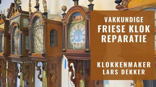 FRIESE KLOK reparatie - Klokkenmaker Lars Dekker Alkmaar, Antiek en Kunst, Antiek | Klokken