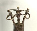 Corry Ammerlaan - Beeldje, Samen naar de top - 36 cm - Brons, Antiek en Kunst