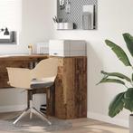 vidaXL Dressoir met lade Oud hout 38 x 34,5 x 75 cm Bewerkt, Huis en Inrichting, Verzenden, Nieuw, Overige houtsoorten, Minder dan 50 cm