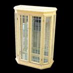 Vitrinekast - Hout, Marmer, Glas - stile veneziana art decò, Antiek en Kunst