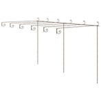Tuinboog 6x3x2,5 m ijzer antiekbruin (Tuinbogen pergola)