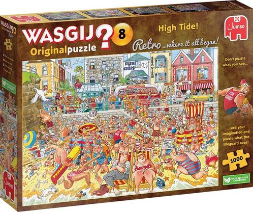 Wasgij Retro Orginal 8 - Vloed! (1000 stukjes) | Jumbo -, Hobby en Vrije tijd, Denksport en Puzzels, Nieuw, Verzenden