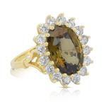 Ring - 14 karaat Geel goud - 8.75ct. tw. Chrysoberil -, Sieraden, Tassen en Uiterlijk, Ringen, Nieuw