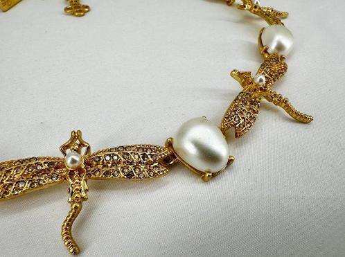 Oscar De La Renta - Verguld - Halsketting, Antiek en Kunst, Curiosa en Brocante