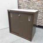 Bruine metalen schuifdeurkast - 75x75x45 cm, Huis en Inrichting, Kasten | Overige, Ophalen of Verzenden, Nieuw