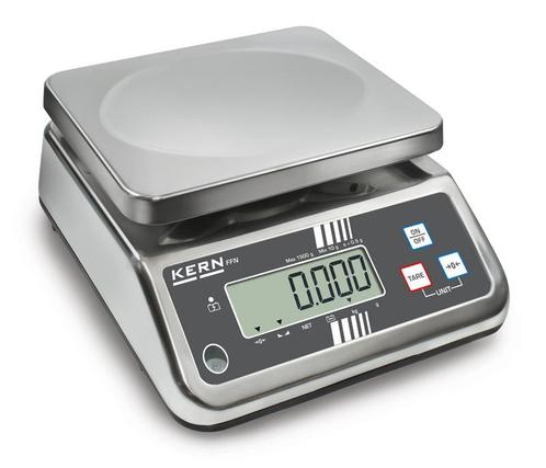 Tafelweegschaal Kern FFN 3K1IPM IP65 tot 3 kg, Witgoed en Apparatuur, Weegschalen, Nieuw, Verzenden