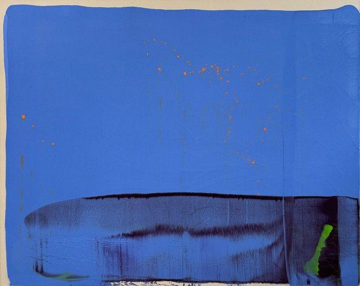 Christian Sauer - blue skies - XXL, Antiek en Kunst, Kunst | Schilderijen | Modern